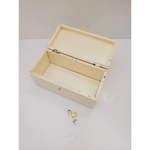 Wooden Keepsake Box, Wooden Chest, Wooden Box, Small Treasure Chest, Woo… - Picture 9 of 10